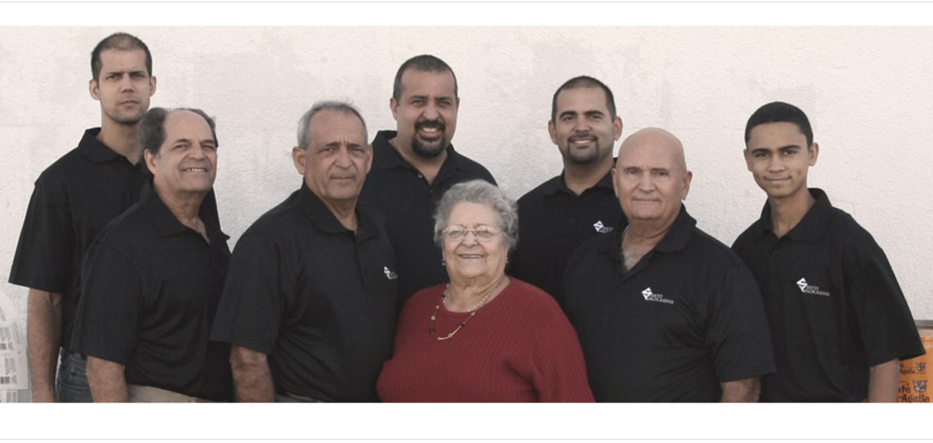 The Sixto family — three generations of the family that founded and continues to operate Sixto Packaging in Opa-locka, FL
