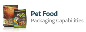 Pet Food Packaging examples