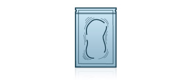 Zippered vacuum seafood pouches